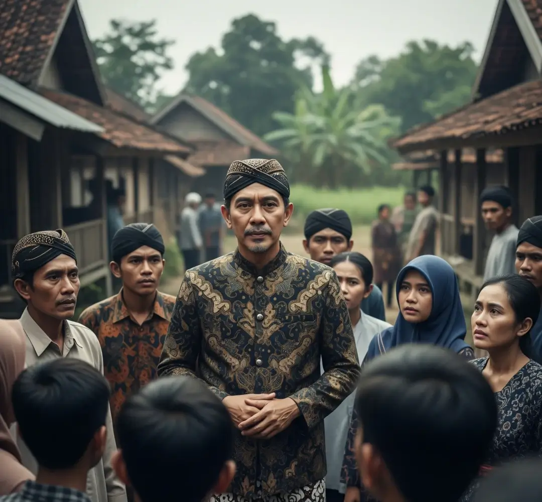 Seorang pemimpin yang bijaksana dan berintegritas di tengah tantangan.
